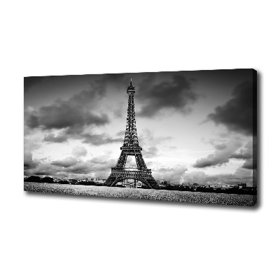 Cuadro canvas moderno de gran formato horizontal Torre Eiffel de París