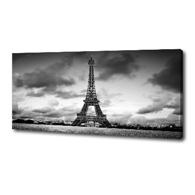 Cuadro canvas moderno de gran formato horizontal Torre Eiffel de París