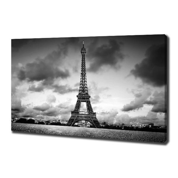 Cuadro canvas moderno de gran formato horizontal Torre Eiffel de París