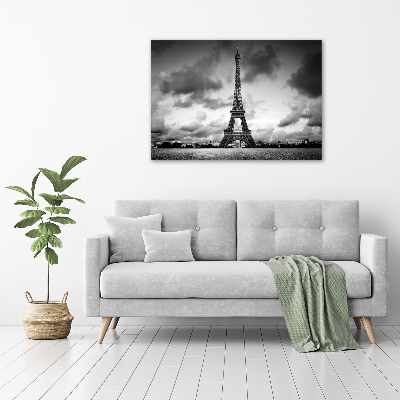 Cuadro canvas moderno de gran formato horizontal Torre Eiffel de París