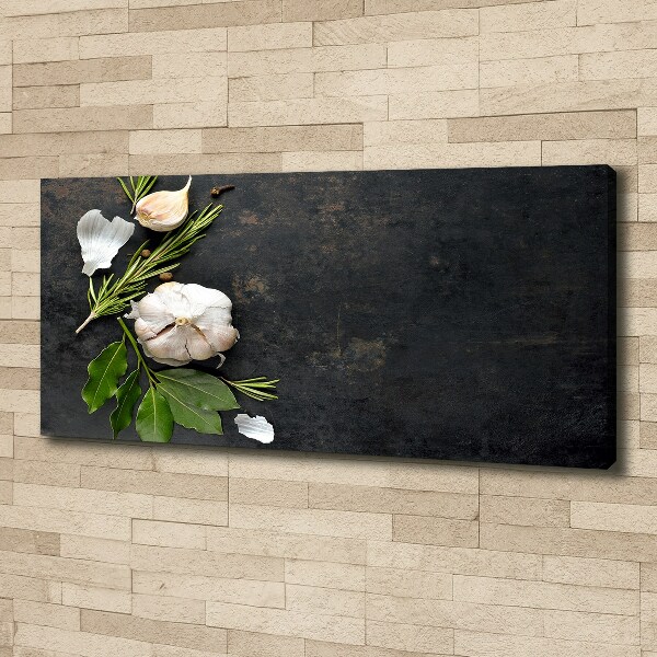 Cuadro canvas con impresión uv duradera horizontal Ajo