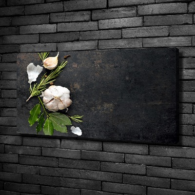 Cuadro canvas con impresión uv duradera horizontal Ajo