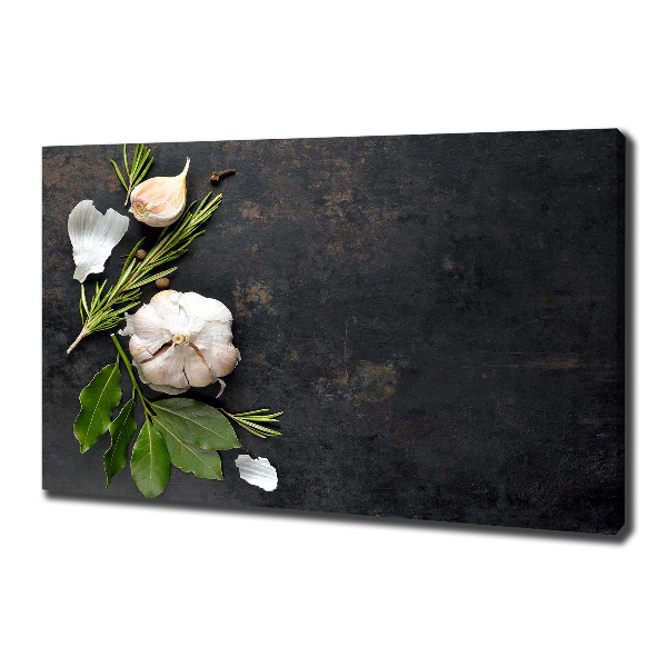 Cuadro canvas con impresión uv duradera horizontal Ajo
