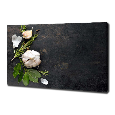 Cuadro canvas con impresión uv duradera horizontal Ajo