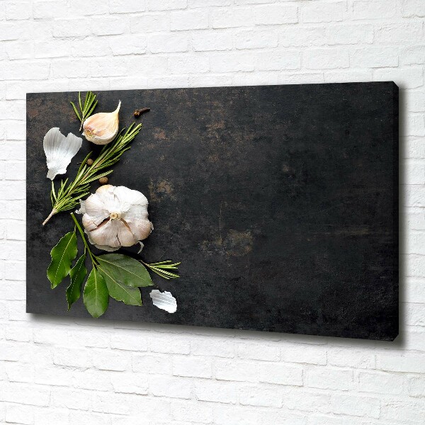 Cuadro canvas con impresión uv duradera horizontal Ajo