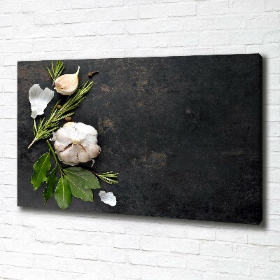 Cuadro canvas con impresión uv duradera horizontal Ajo