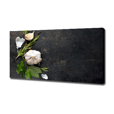 Cuadro canvas con impresión uv duradera horizontal Ajo