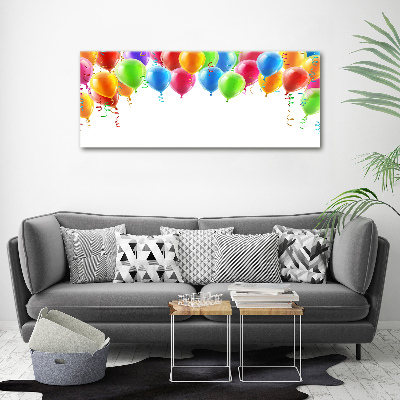 Cuadro canvas con impresión uv duradera horizontal Globos de colores