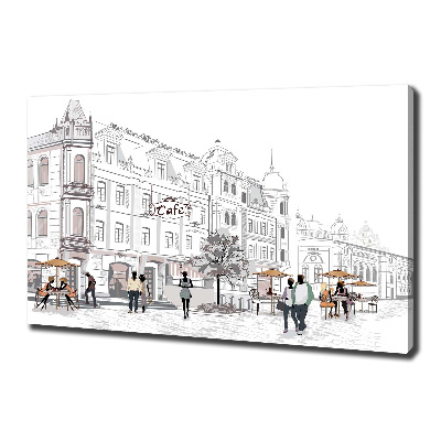 Duży Foto obraz na płótnie Stare miasto