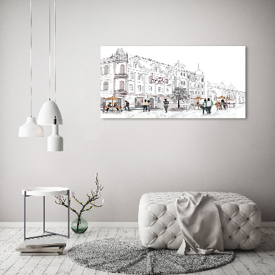 Duży Foto obraz na płótnie Stare miasto