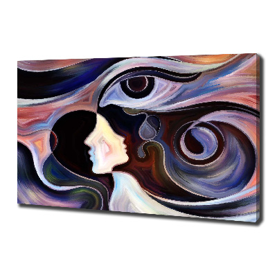 Foto en lienzo con acabado profesional horizontal Abstracción