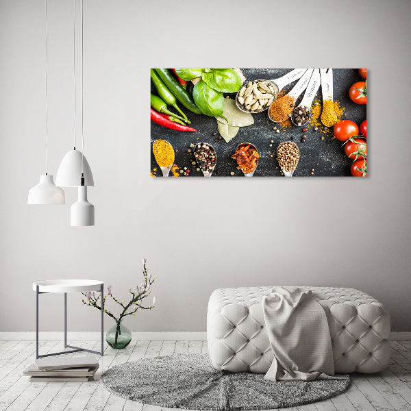 Cuadro canvas con impresión uv duradera horizontal Mezcla de especias