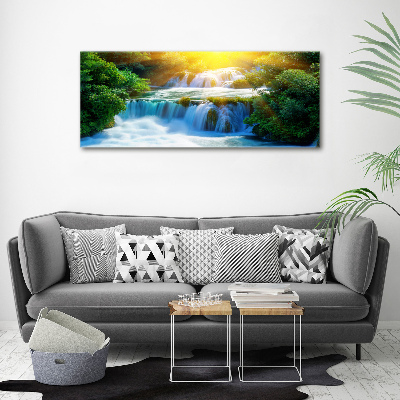 Cuadro canvas con impresión uv duradera horizontal Cascada de Krka