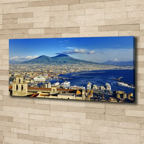 Cuadro canvas con impresión uv duradera horizontal Nápoles, Italia