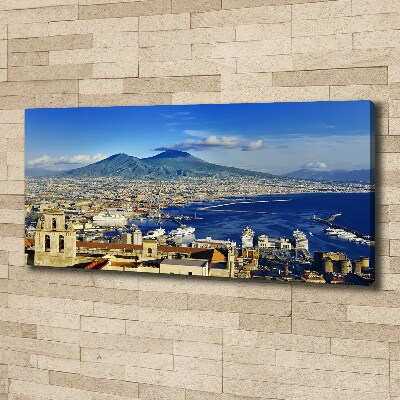 Cuadro canvas con impresión uv duradera horizontal Nápoles, Italia