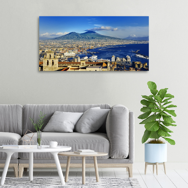 Cuadro canvas con impresión uv duradera horizontal Nápoles, Italia