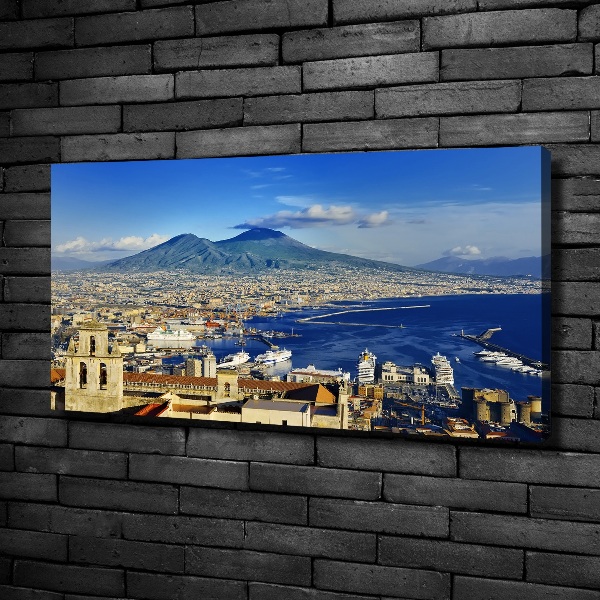 Cuadro canvas con impresión uv duradera horizontal Nápoles, Italia