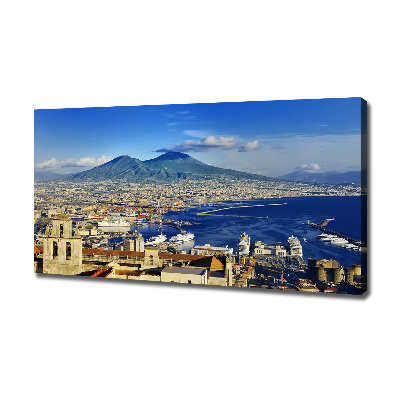 Cuadro canvas con impresión uv duradera horizontal Nápoles, Italia