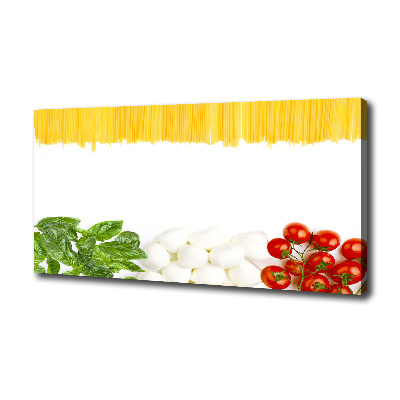 Cuadro canvas con impresión uv duradera horizontal bandera italiana