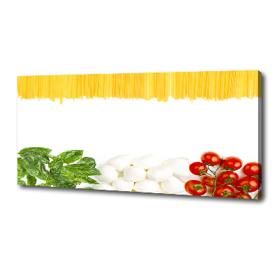 Cuadro canvas con impresión uv duradera horizontal bandera italiana
