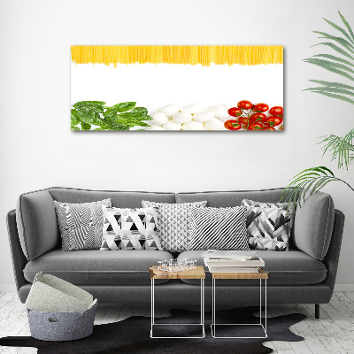 Cuadro canvas con impresión uv duradera horizontal bandera italiana