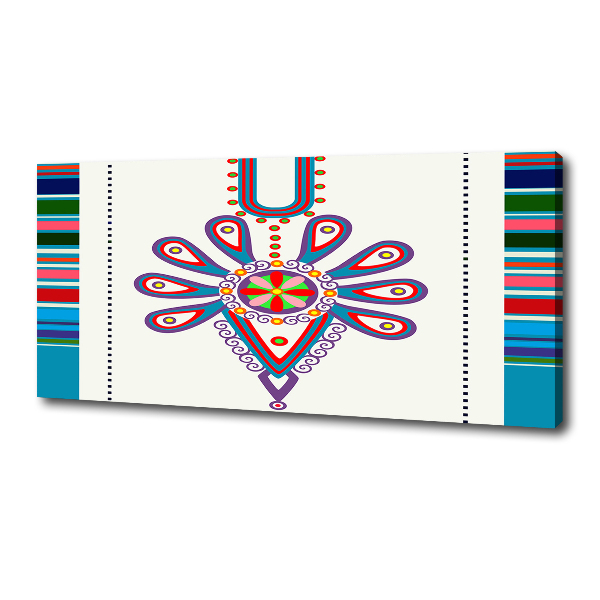 Cuadro canvas moderno de gran formato horizontal Patrón popular polaco