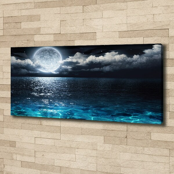 Foto en lienzo con acabado profesional horizontal Luna llena