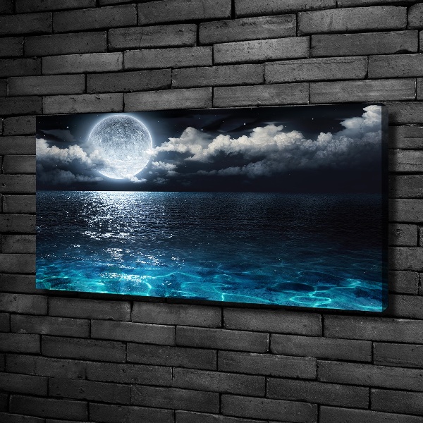 Foto en lienzo con acabado profesional horizontal Luna llena