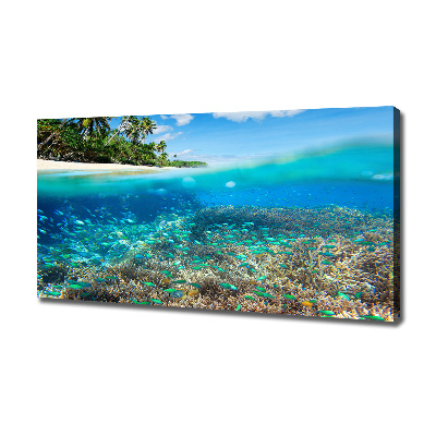 Foto en lienzo con acabado profesional horizontal Arrecife de coral