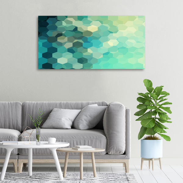 Fotocuadro en lienzo de alta calidad horizontal Fondo abstracto