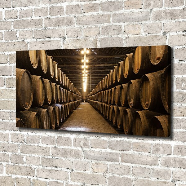 Fotocuadro en lienzo de alta calidad horizontal Bodega de Oporto