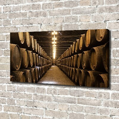 Fotocuadro en lienzo de alta calidad horizontal Bodega de Oporto