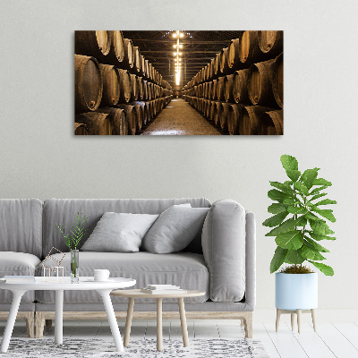Fotocuadro en lienzo de alta calidad horizontal Bodega de Oporto