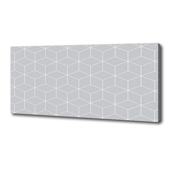 Cuadro canvas con impresión uv duradera horizontal Fondo geométrico