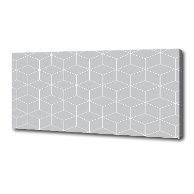 Cuadro canvas con impresión uv duradera horizontal Fondo geométrico