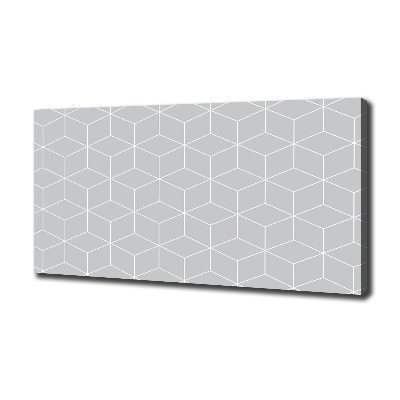 Cuadro canvas con impresión uv duradera horizontal Fondo geométrico