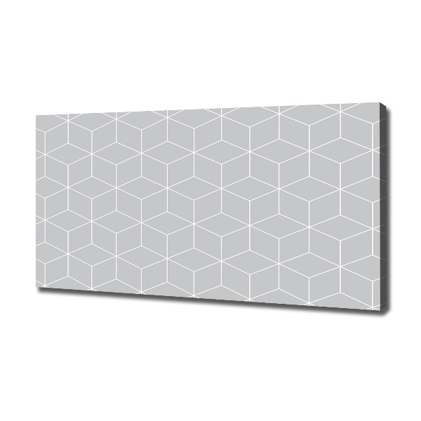 Cuadro canvas con impresión uv duradera horizontal Fondo geométrico