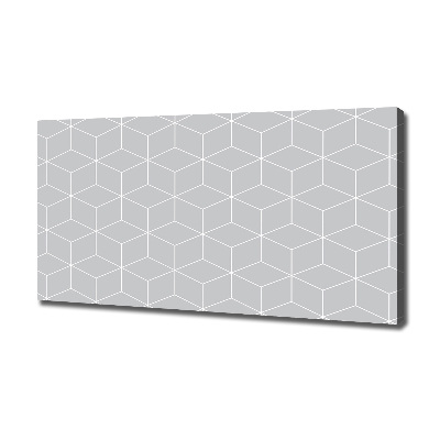 Cuadro canvas con impresión uv duradera horizontal Fondo geométrico