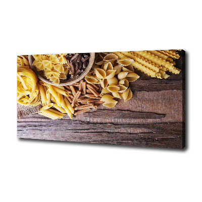 Cuadro canvas con impresión uv duradera horizontal Mezcla de pasta