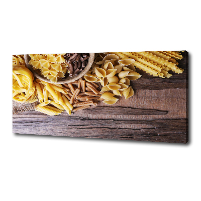 Cuadro canvas con impresión uv duradera horizontal Mezcla de pasta