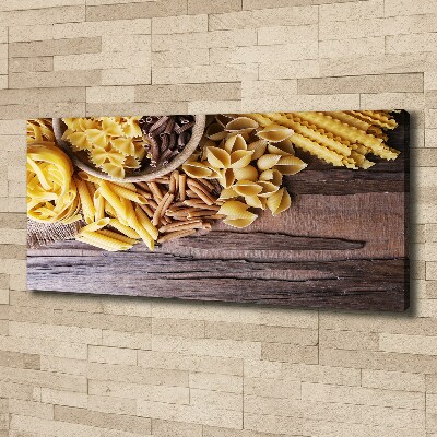 Cuadro canvas con impresión uv duradera horizontal Mezcla de pasta