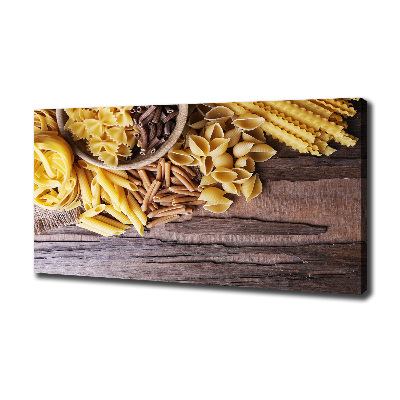Cuadro canvas con impresión uv duradera horizontal Mezcla de pasta