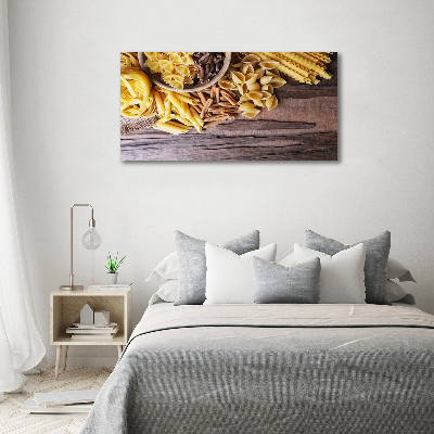 Cuadro canvas con impresión uv duradera horizontal Mezcla de pasta