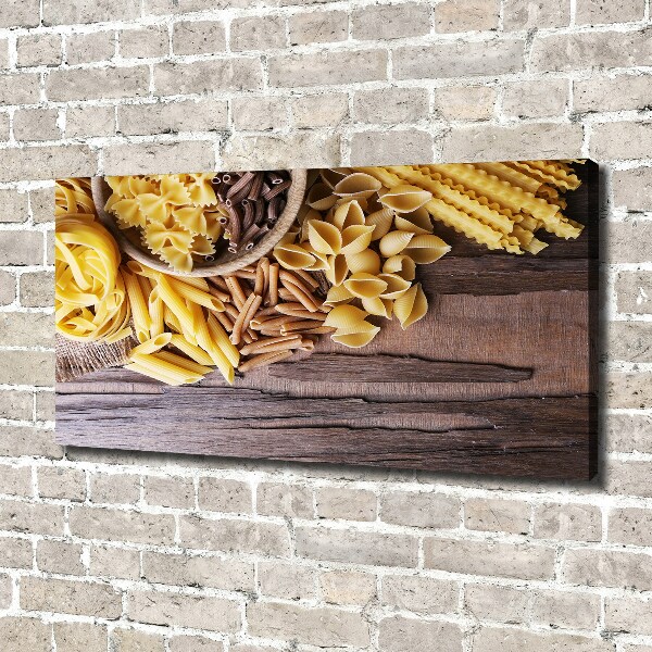 Cuadro canvas con impresión uv duradera horizontal Mezcla de pasta