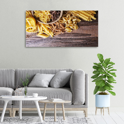 Cuadro canvas con impresión uv duradera horizontal Mezcla de pasta