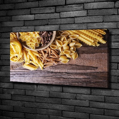 Cuadro canvas con impresión uv duradera horizontal Mezcla de pasta