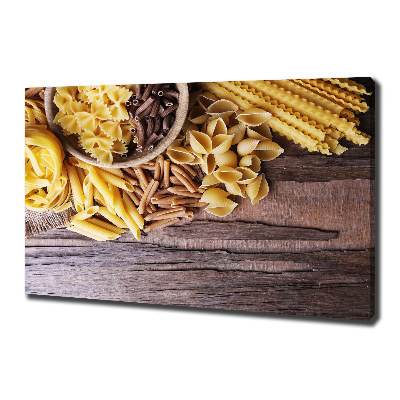Cuadro canvas con impresión uv duradera horizontal Mezcla de pasta