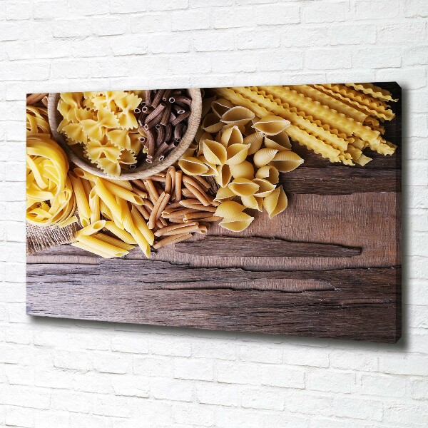 Cuadro canvas con impresión uv duradera horizontal Mezcla de pasta