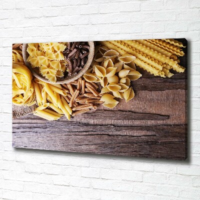 Cuadro canvas con impresión uv duradera horizontal Mezcla de pasta