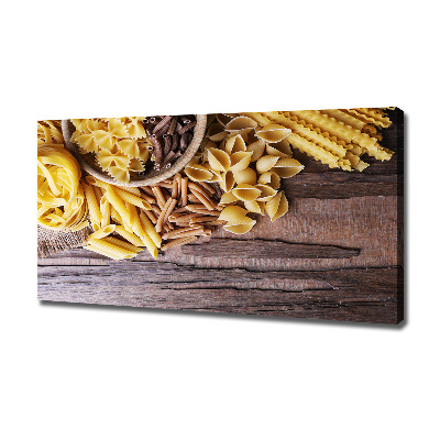 Cuadro canvas con impresión uv duradera horizontal Mezcla de pasta